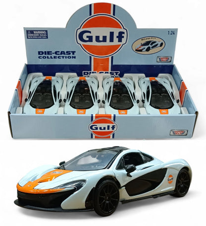 McLaren P1 Gulf - Escala 1/24 - MotorMax - (Sin caja)