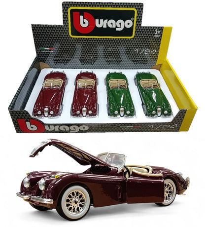 Jaguar XK 120 - Escala 1/24 - Burago - (Sin caja)