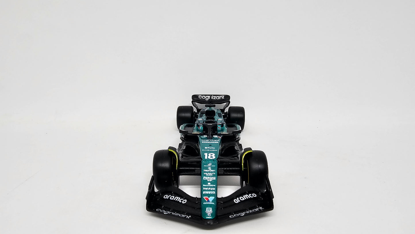 Aston Martin Cognizant Formula 1 Team AMR23 #18 Lance Stroll  - 2023 - F1 Burago Escala 1/43