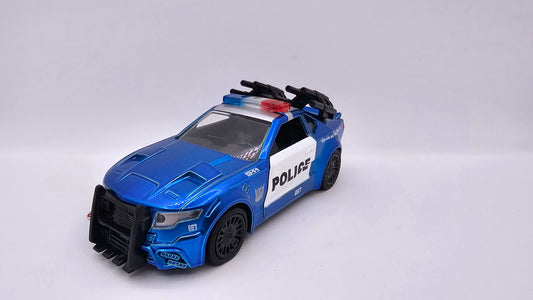 Auto de Policia Mustang Barricada - Transformers 5 - Escala 1/32 - Jada