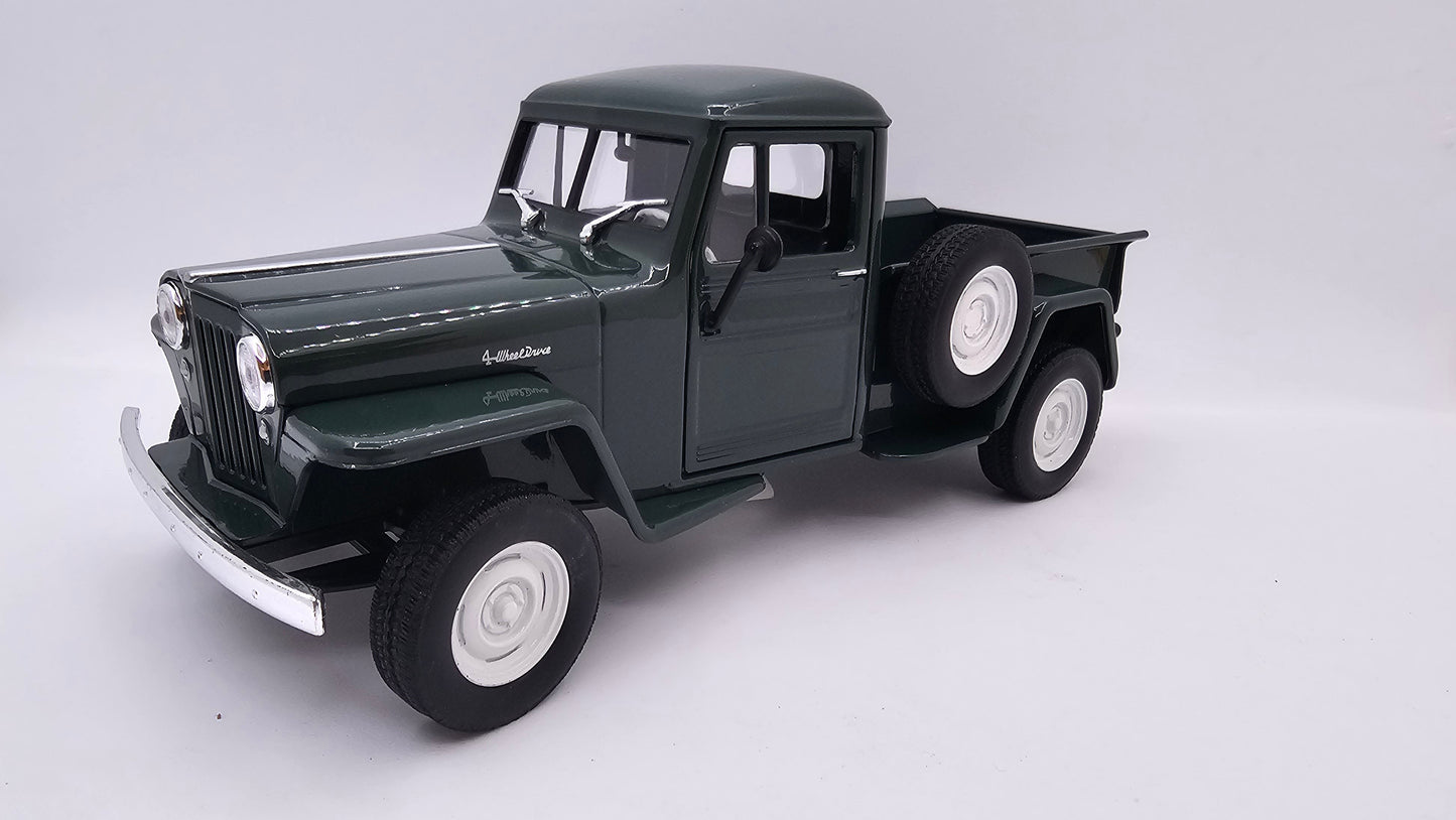 Jeep Willys Pick Up 1947 - Escala 1/24 - WELLY (sin caja)