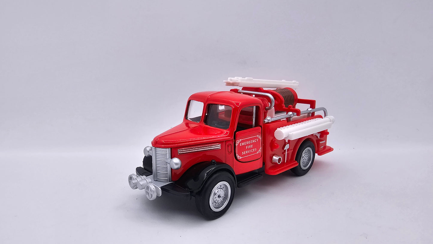 Camion de Bomberos Clasico - Escala 1/38 - GOKI - (Sin Caja)