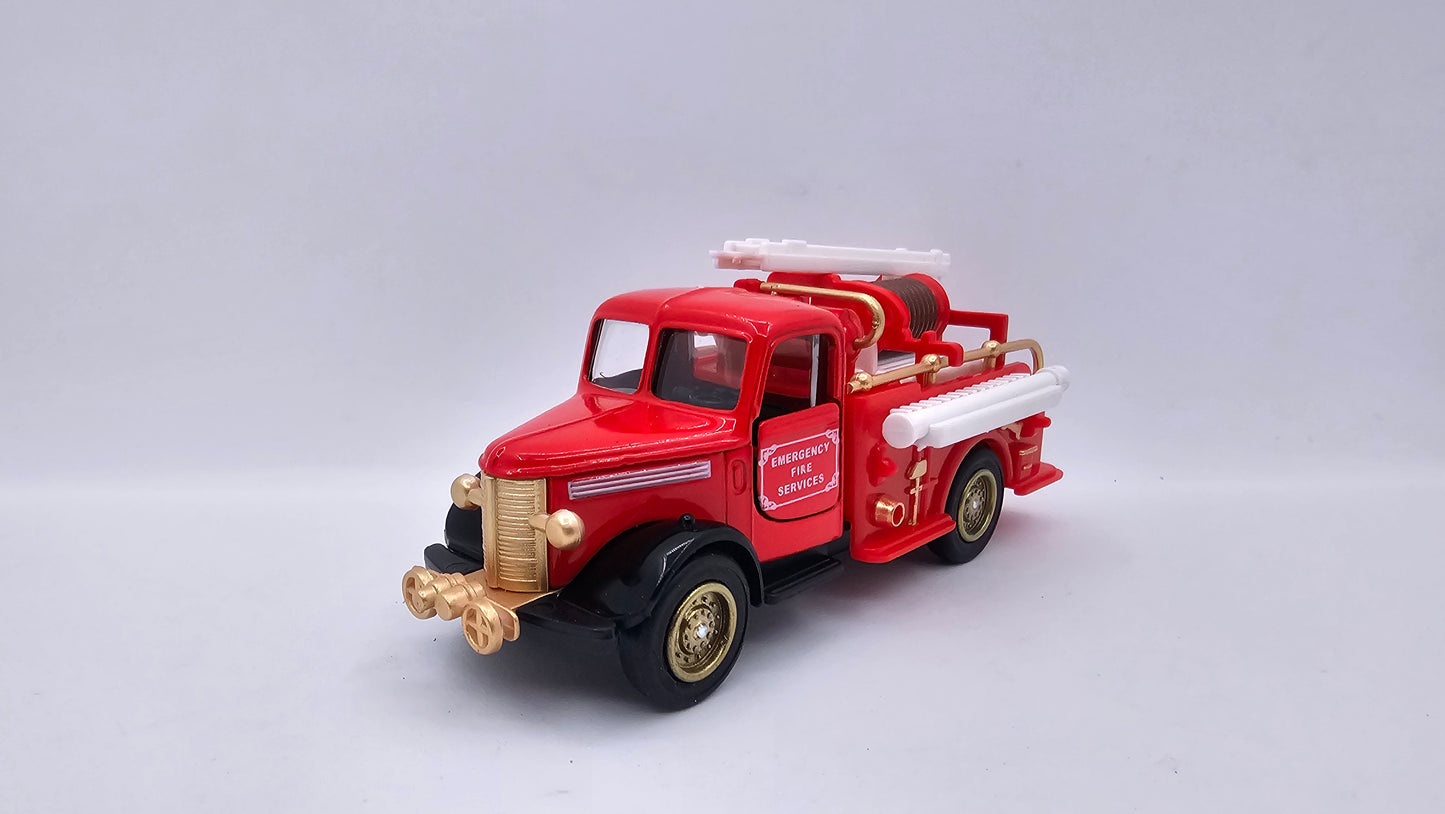 Camion de Bomberos Clasico - Escala 1/38 - GOKI - (Sin Caja)