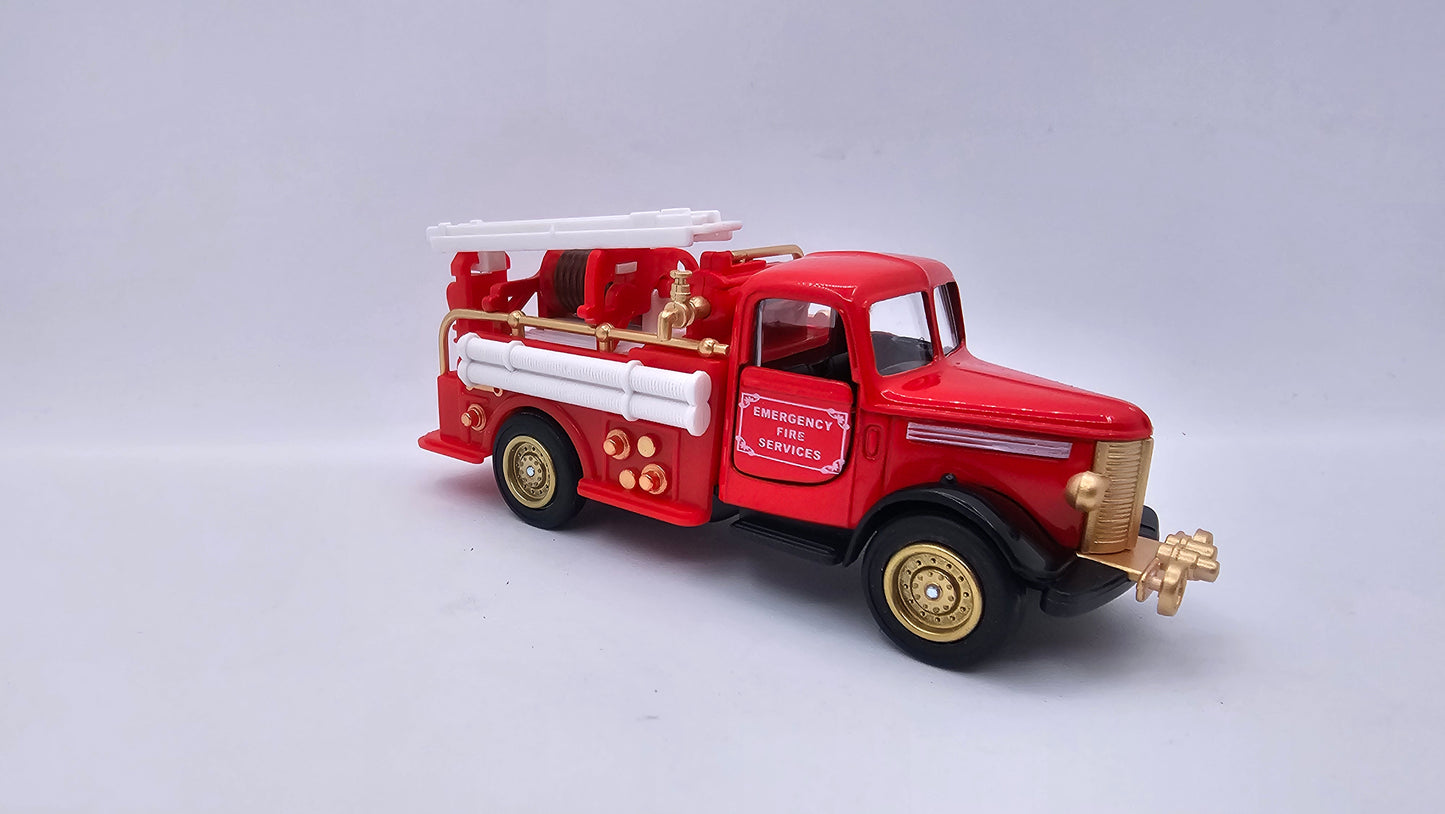 Camion de Bomberos Clasico - Escala 1/38 - GOKI - (Sin Caja)
