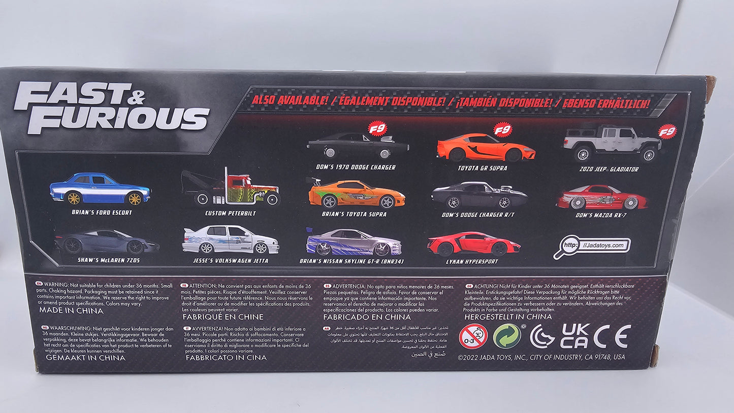 Toyota Supra 1995 de Roman Pearce "Rápidos y Furiosos 5" - Escala 1/24 - Jada
