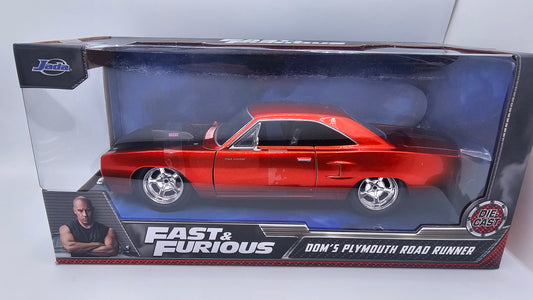 Plymouth Road Runner de Dominic Toretto - "RAPIDOS Y FURIOSOS 7" - Escala 1/24 - Jada