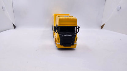 Camion Furgon Scania V8  R730 -  Escala 1/64 - Welly - (Sin Caja)