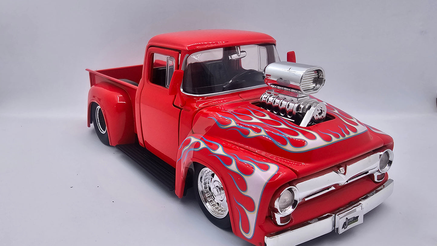 Ford F-100 Custom 1956 - Escala 1/24 - Jada (sin caja)