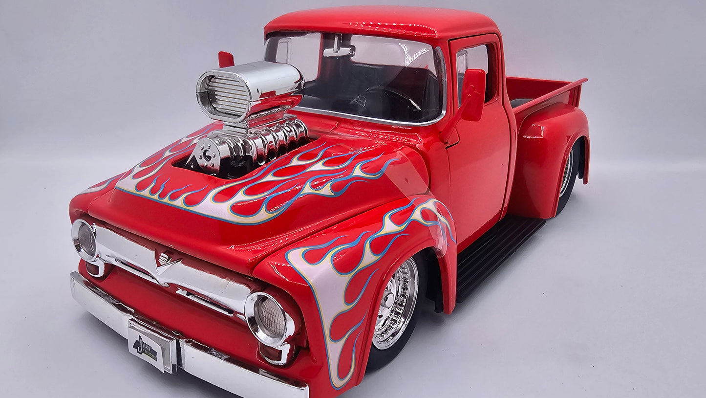 Ford F-100 Custom 1956 - Escala 1/24 - Jada (sin caja)