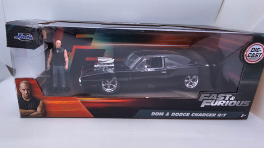 Dodge Charger R/T "Rápido y Furioso" c/Personaje de Dominic Toretto  - Escala 1/24 - Jada
