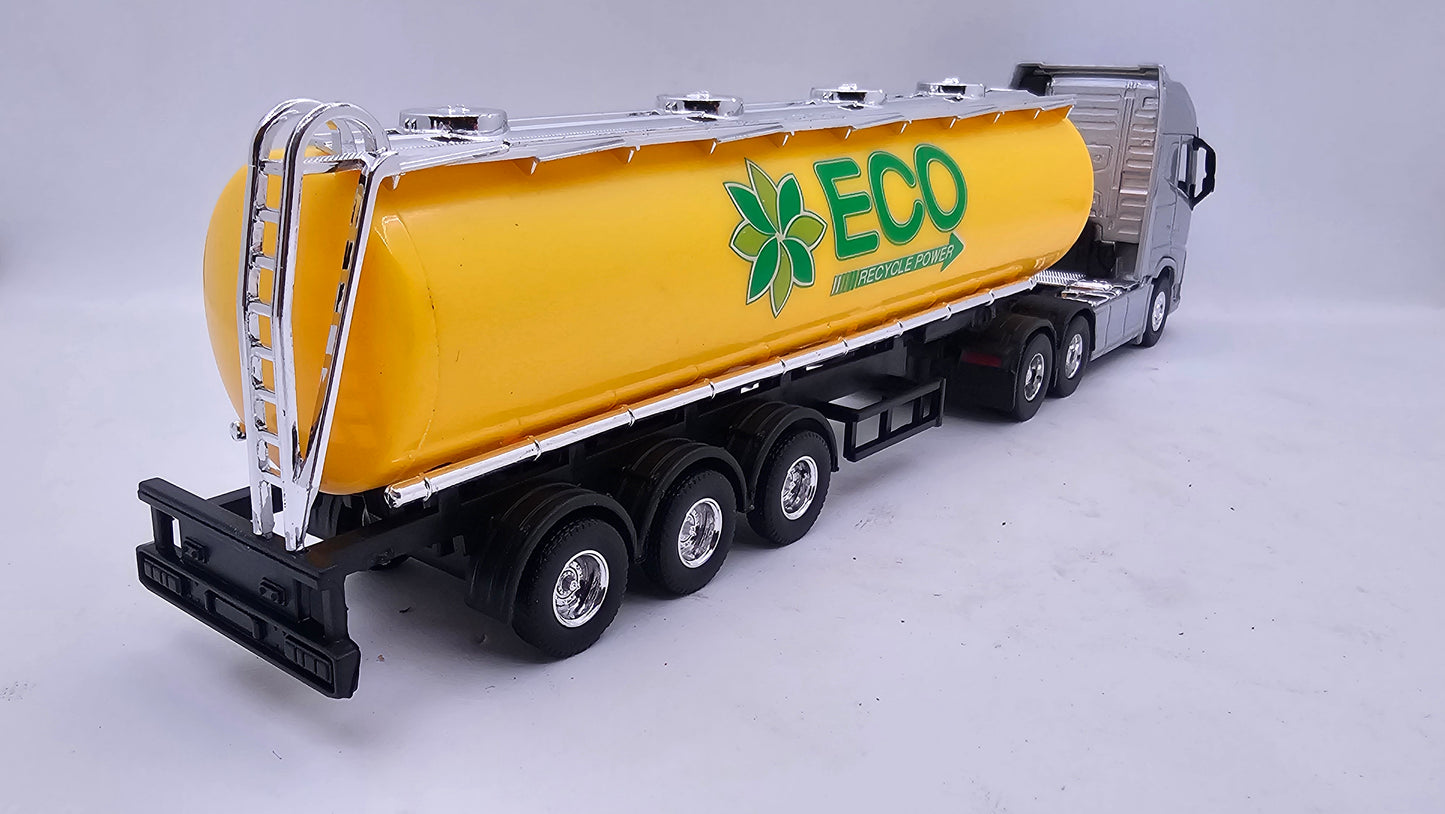Camion Cisterna Volvo FH 600 -  Escala 1/64 - Welly - (Sin Caja)