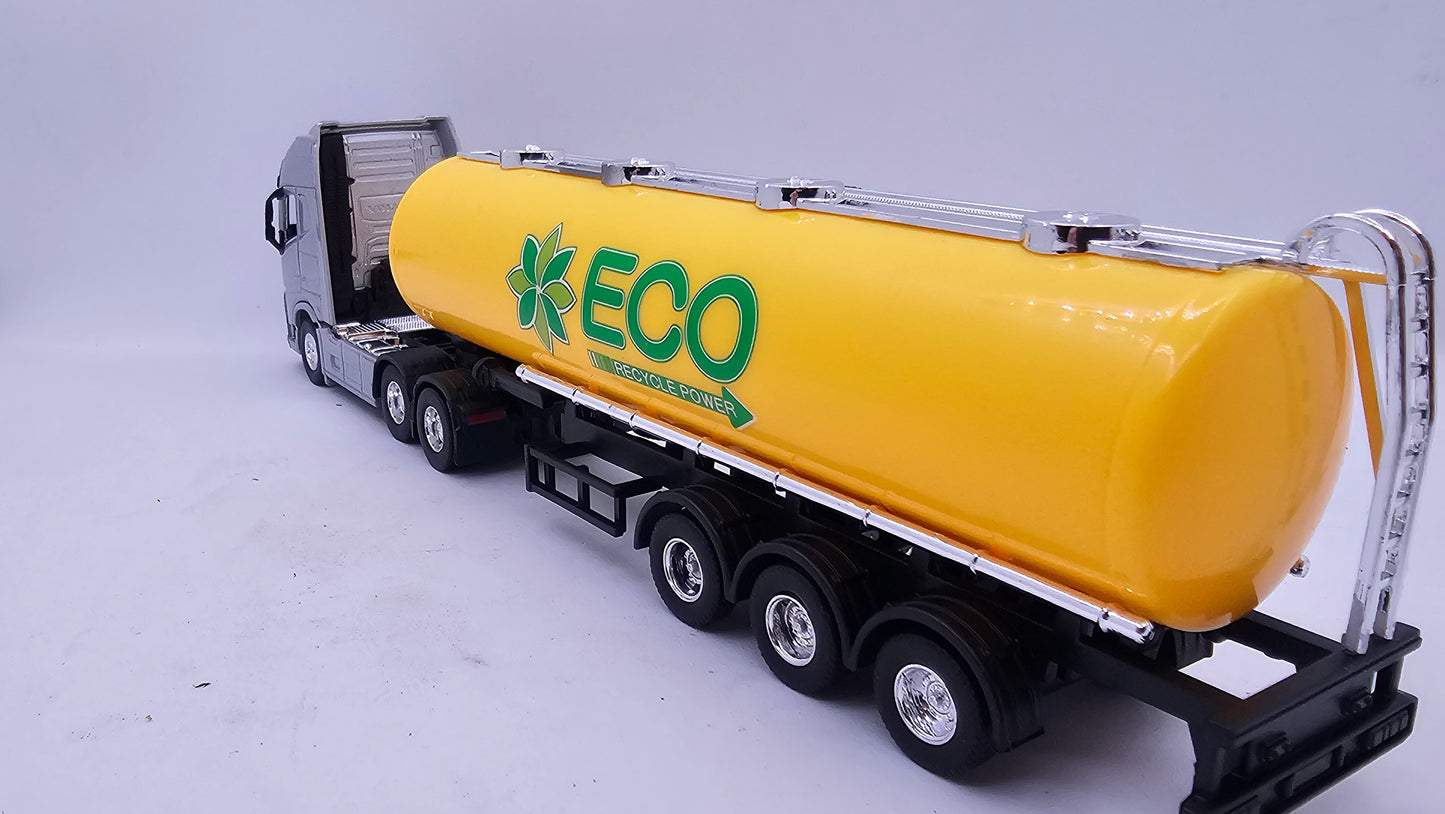 Camion Cisterna Volvo FH 600 -  Escala 1/64 - Welly - (Sin Caja)