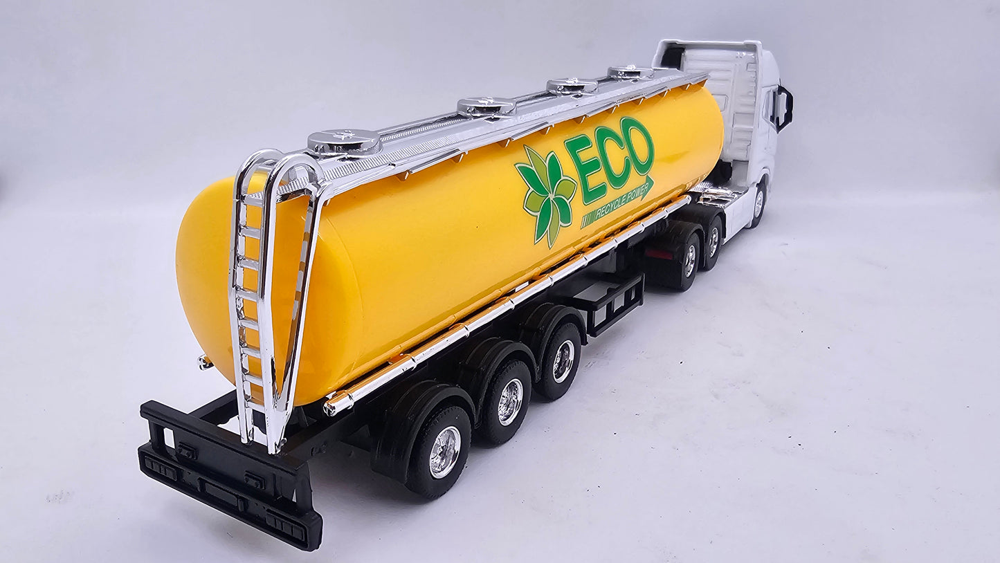Camion Cisterna Volvo FH 600 -  Escala 1/64 - Welly - (Sin Caja)