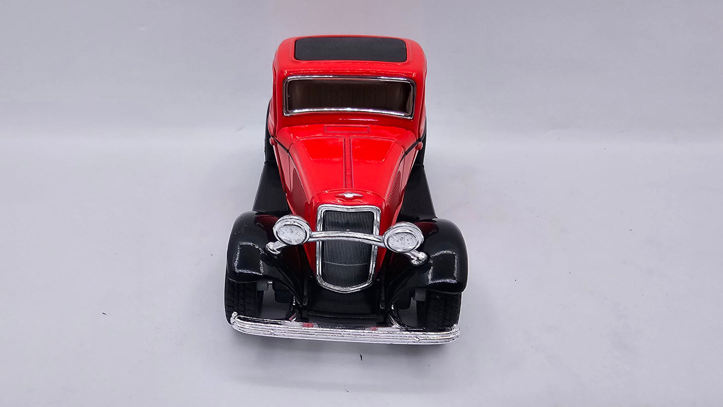 Ford Coupe 3 Ventanas- Escala 1/34- Kinsmart - (Sin caja)