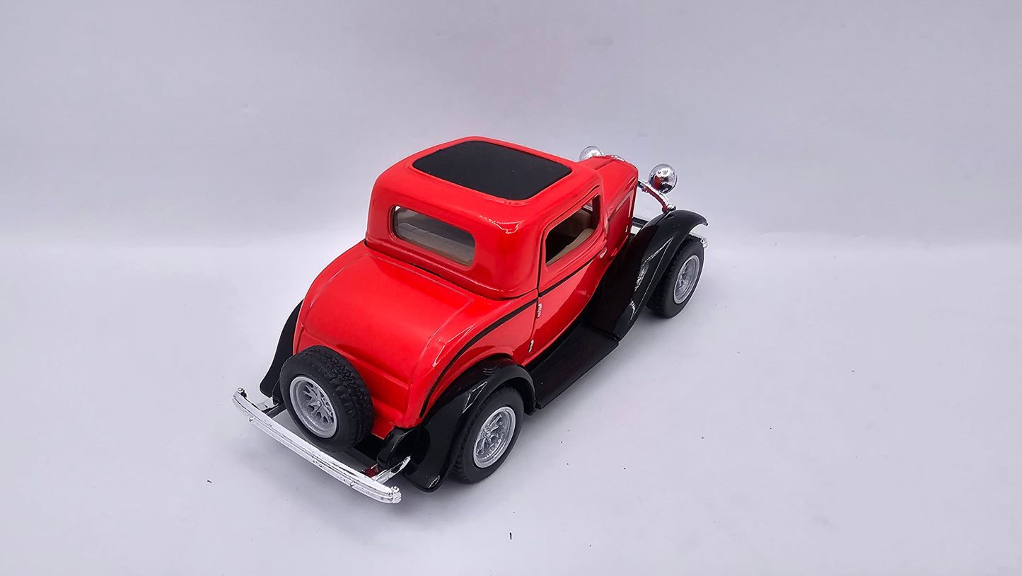 Ford Coupe 3 Ventanas- Escala 1/34- Kinsmart - (Sin caja)