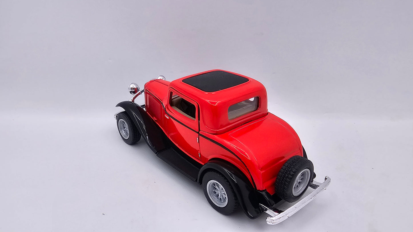 Ford Coupe 3 Ventanas- Escala 1/34- Kinsmart - (Sin caja)