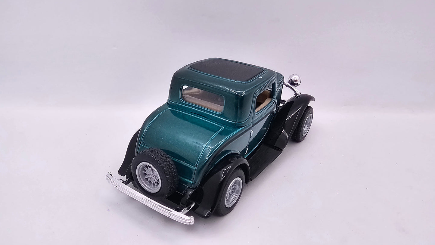 Ford Coupe 3 Ventanas- Escala 1/34- Kinsmart - (Sin caja)