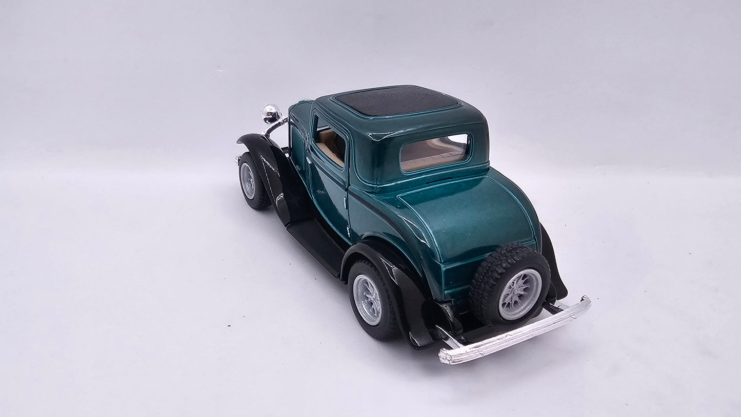 Ford Coupe 3 Ventanas- Escala 1/34- Kinsmart - (Sin caja)