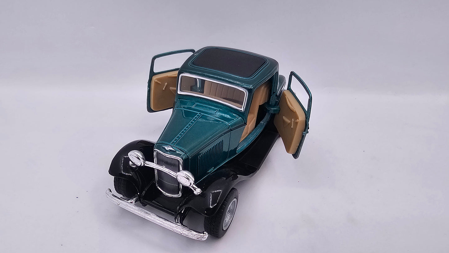 Ford Coupe 3 Ventanas- Escala 1/34- Kinsmart - (Sin caja)
