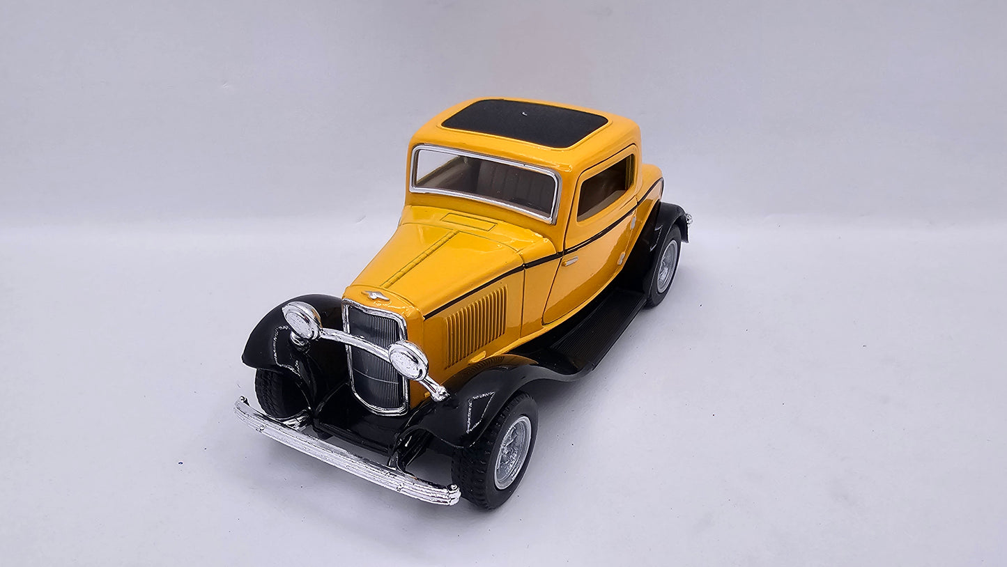 Ford Coupe 3 Ventanas- Escala 1/34- Kinsmart - (Sin caja)