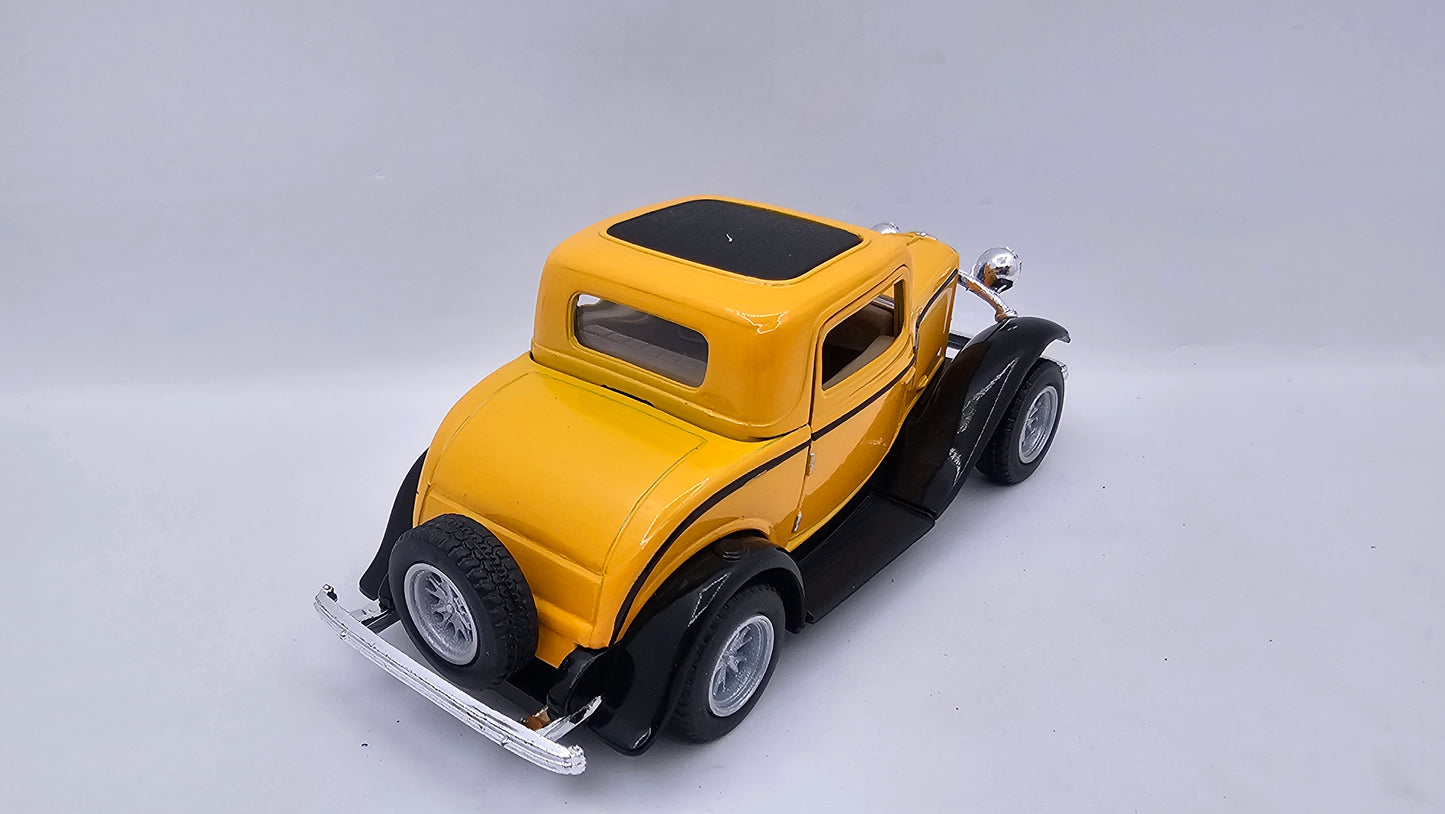Ford Coupe 3 Ventanas- Escala 1/34- Kinsmart - (Sin caja)
