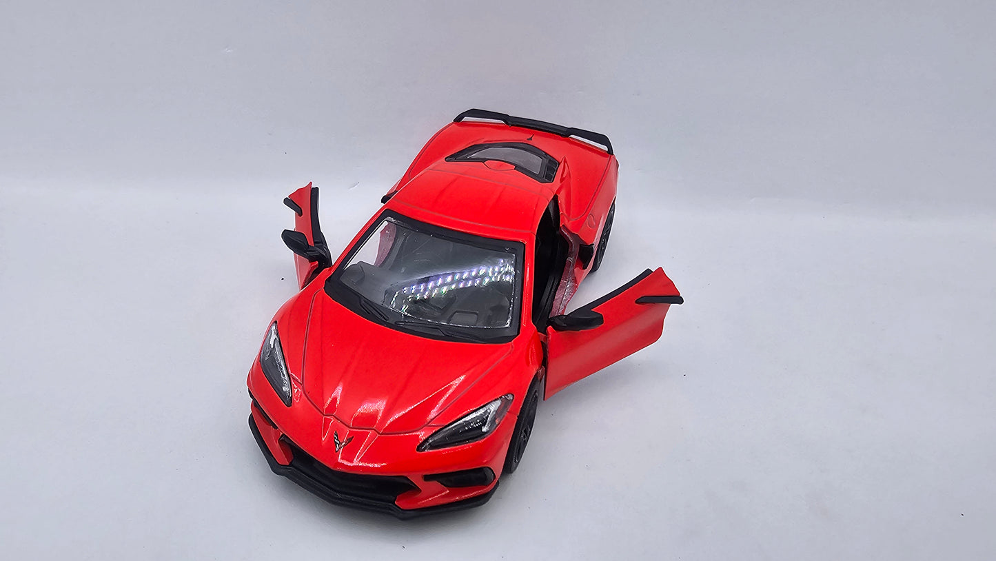 Chevrolet Corvette 2021 - Escala 1/36 - Kinsmart - (Sin caja)