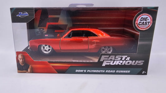 Plymouth Road Runner de Dominic Toretto - "RAPIDO Y FURIOSO" - Escala 1/32 - Jada