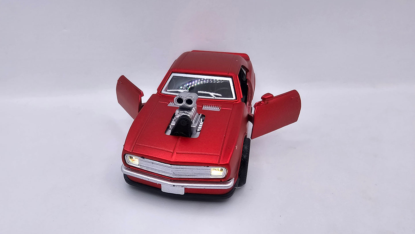 Chevrolet Camaro Custom - Escala 1/40 - Con Luces y Sonidos - Kingstoy - (Sin caja)