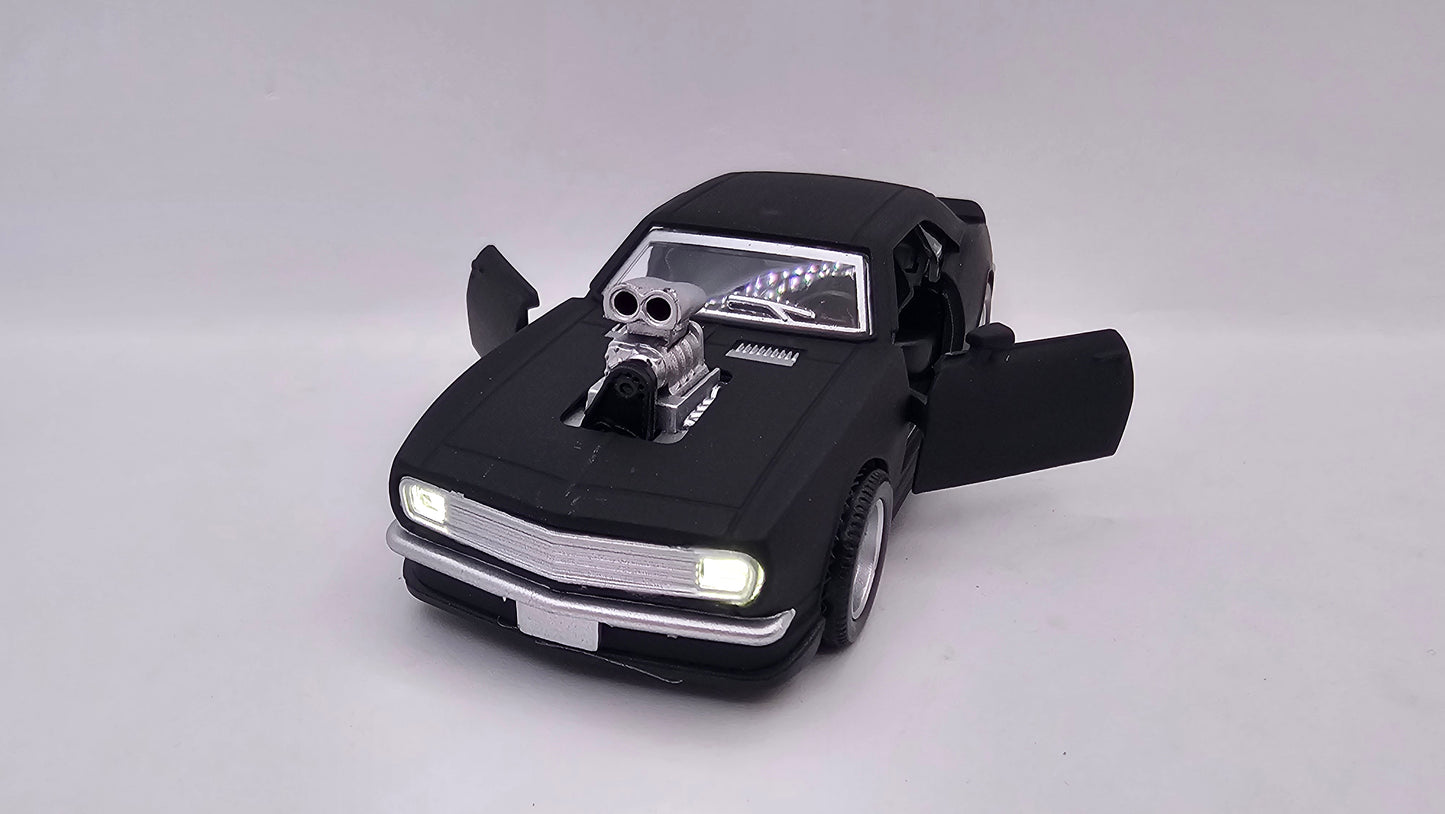 Chevrolet Camaro Custom - Escala 1/40 - Con Luces y Sonidos - Kingstoy - (Sin caja)