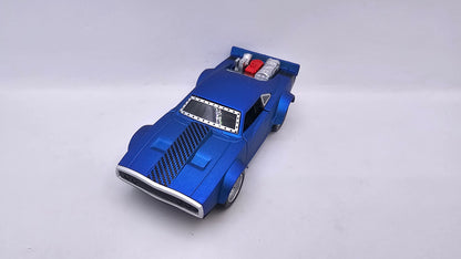 Dodge Ice Charger - Escala 1/40 - Con Luces y Sonidos - Kingstoy - (Sin caja)