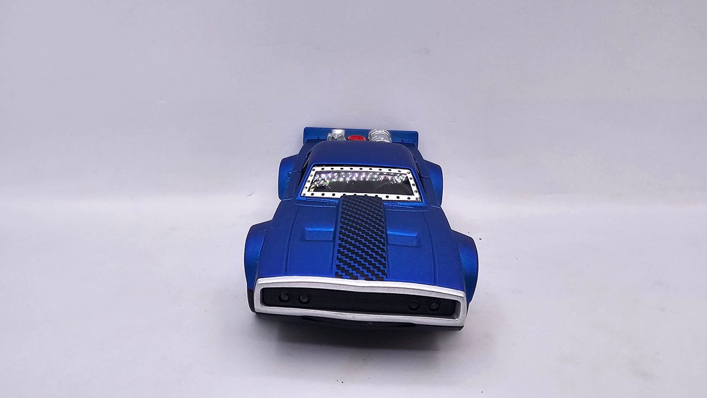 Dodge Ice Charger - Escala 1/40 - Con Luces y Sonidos - Kingstoy - (Sin caja)