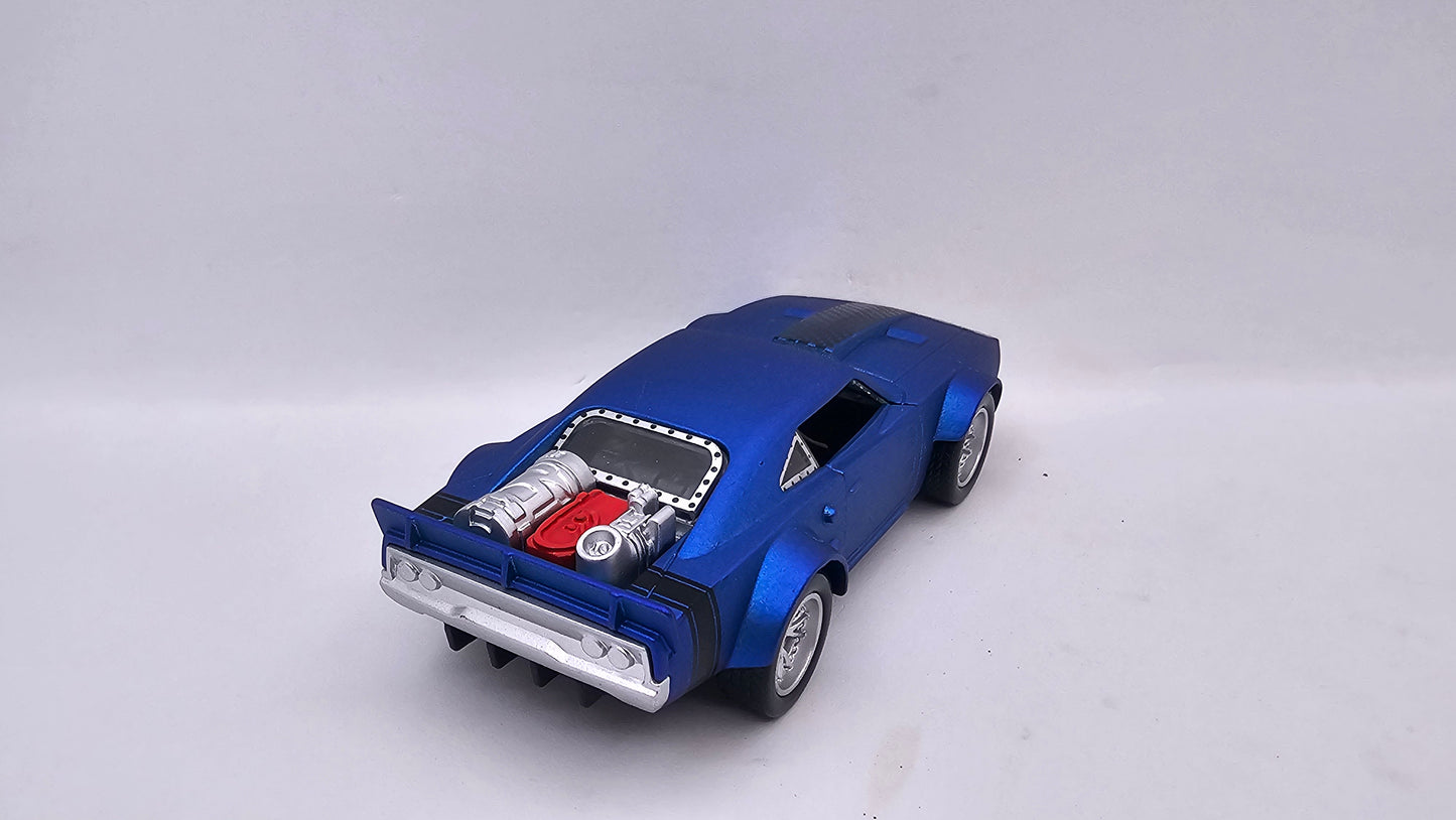 Dodge Ice Charger - Escala 1/40 - Con Luces y Sonidos - Kingstoy - (Sin caja)