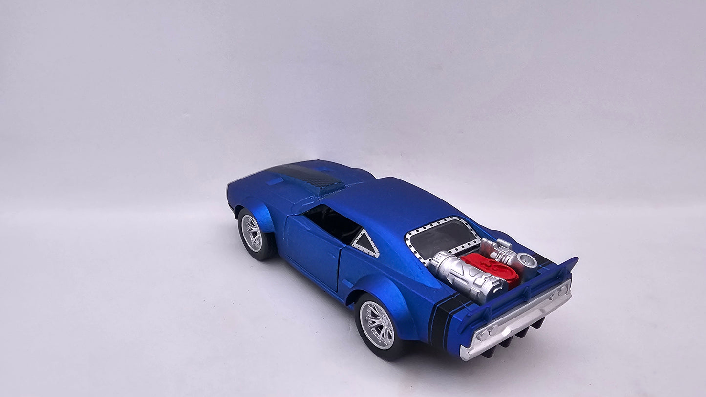 Dodge Ice Charger - Escala 1/40 - Con Luces y Sonidos - Kingstoy - (Sin caja)