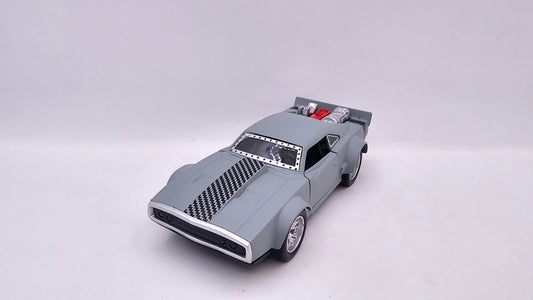 Dodge Ice Charger - Escala 1/40 - Con Luces y Sonidos - Kingstoy - (Sin caja)