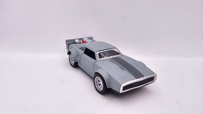 Dodge Ice Charger - Escala 1/40 - Con Luces y Sonidos - Kingstoy - (Sin caja)