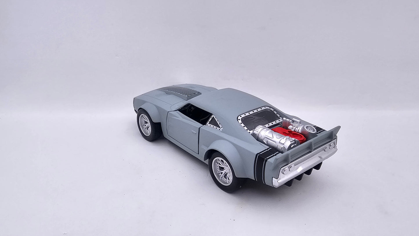Dodge Ice Charger - Escala 1/40 - Con Luces y Sonidos - Kingstoy - (Sin caja)
