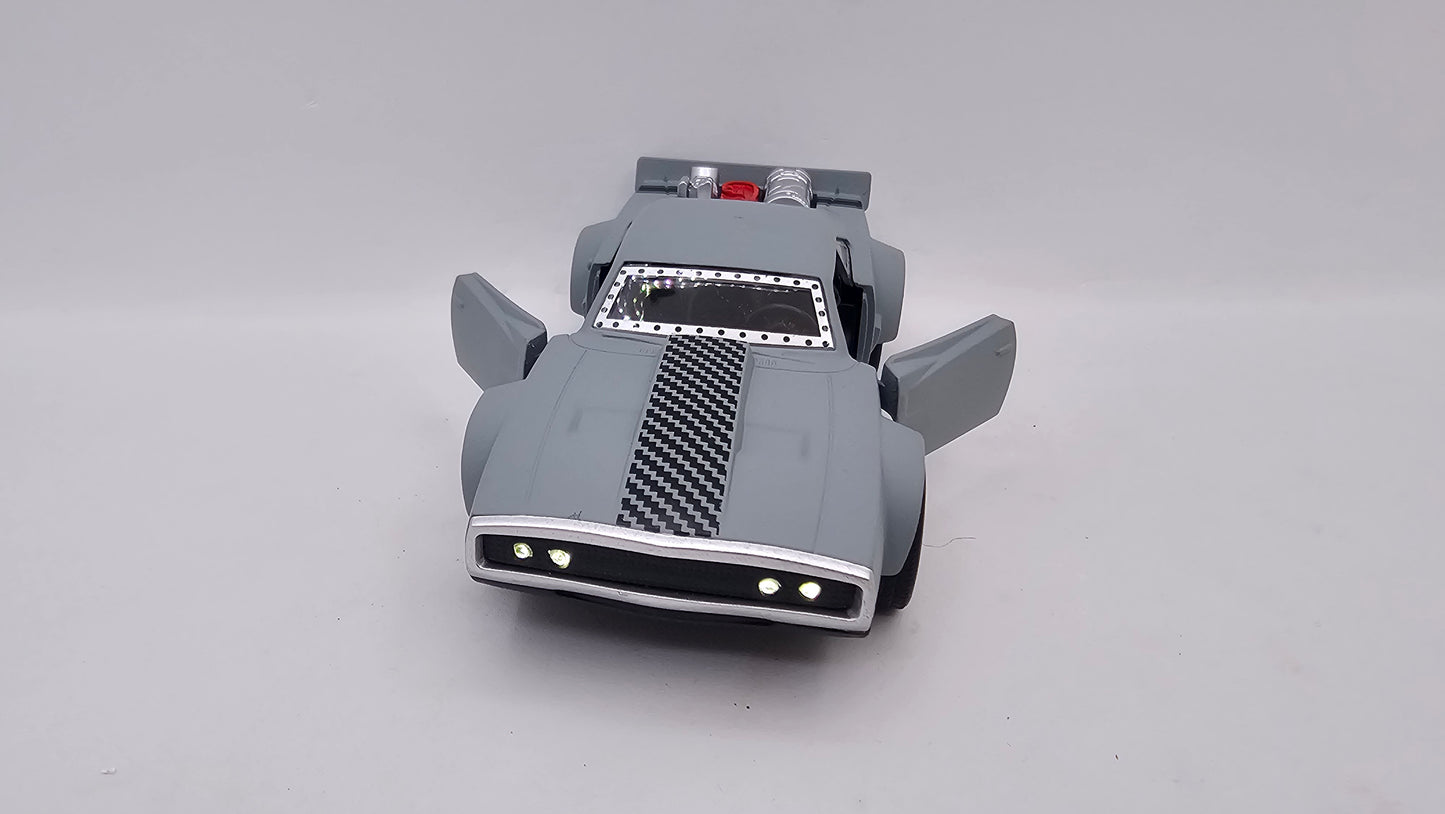 Dodge Ice Charger - Escala 1/40 - Con Luces y Sonidos - Kingstoy - (Sin caja)