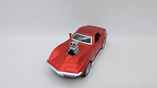 Corvette Stingray Supercharger 1970 - Escala 1/40 - Con Luces y Sonidos - Kingstoy - (Sin caja)