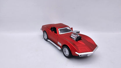 Corvette Stingray Supercharger 1970 - Escala 1/40 - Con Luces y Sonidos - Kingstoy - (Sin caja)