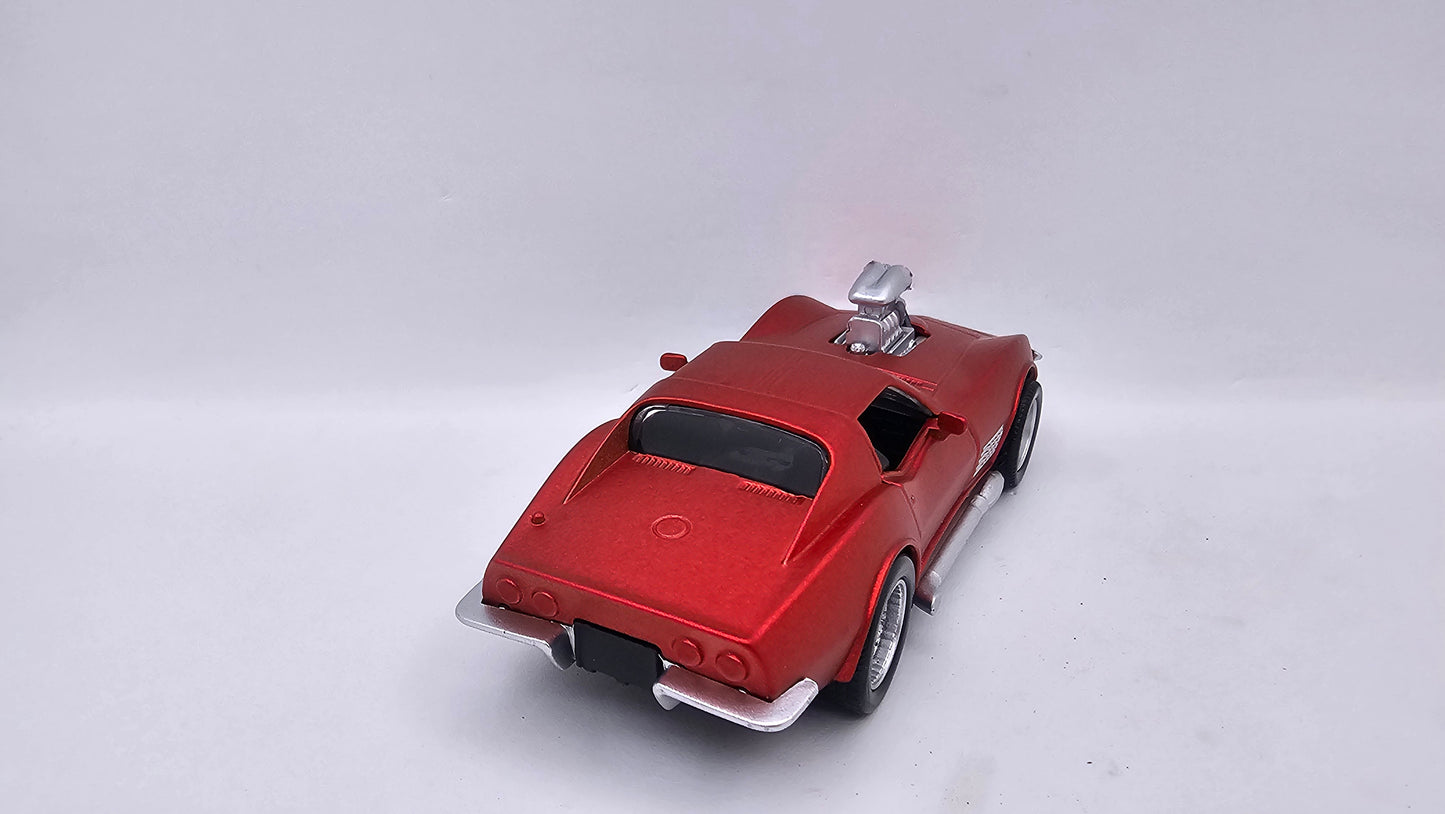 Corvette Stingray Supercharger 1970 - Escala 1/40 - Con Luces y Sonidos - Kingstoy - (Sin caja)