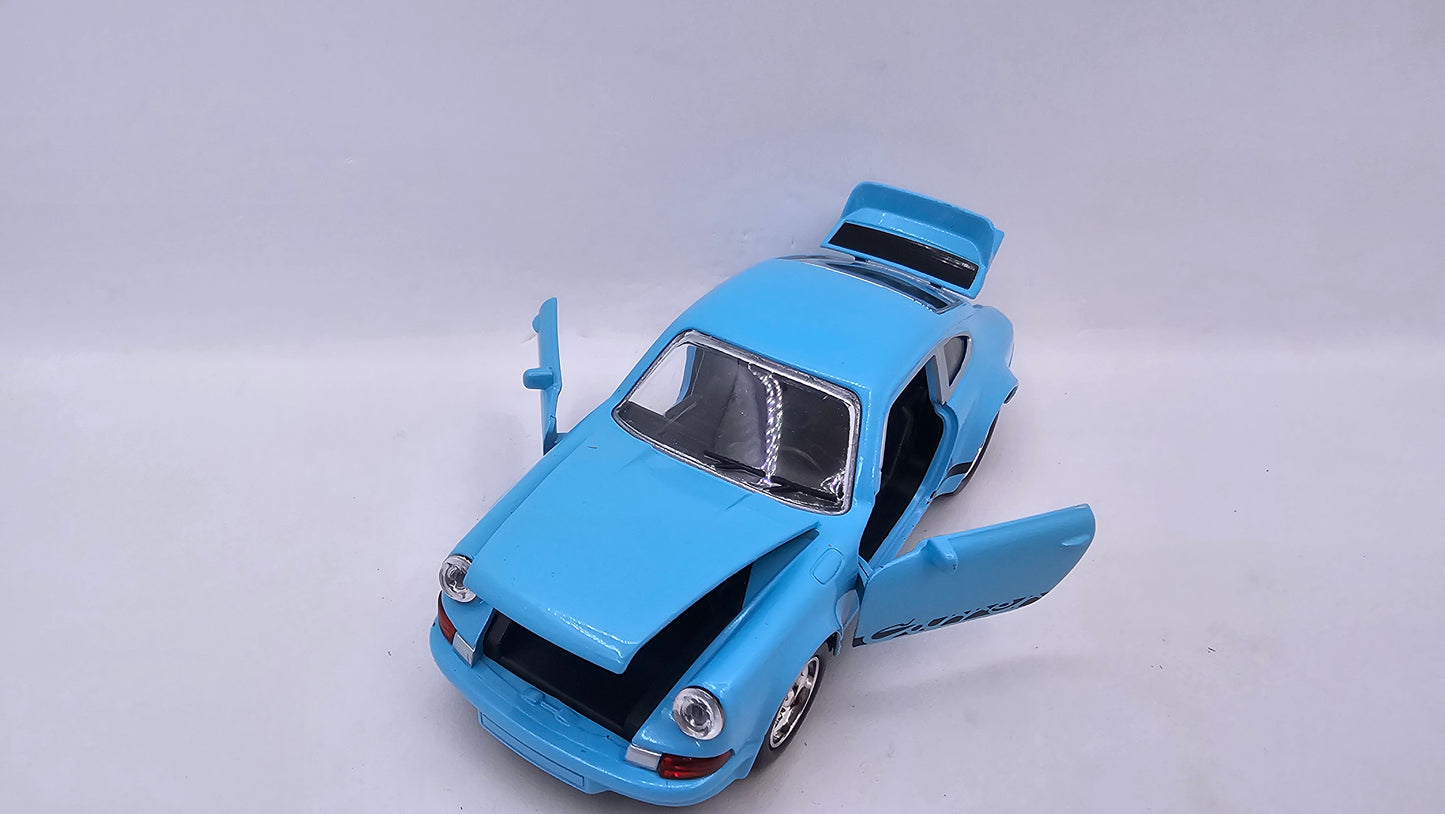 Porsche 911 - Escala 1/36 - Con Luces y Sonidos - Kingstoy - (Sin caja)