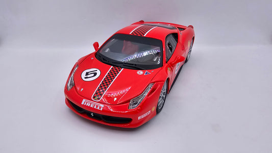 Ferrari 458 Challenge - Escala 1/24 - Burago - (Sin caja)