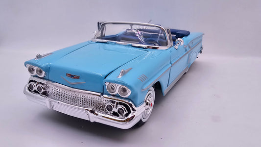 Chevrolet Impala 1958 - Escala 1/24 - MotorMax - (Sin caja)