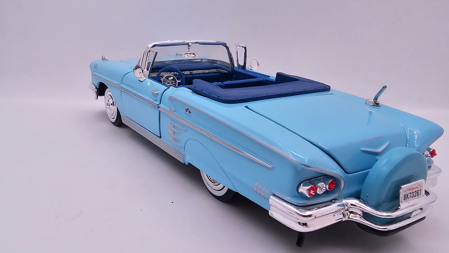 Chevrolet Impala 1958 - Escala 1/24 - MotorMax - (Sin caja)