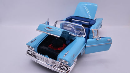 Chevrolet Impala 1958 - Escala 1/24 - MotorMax - (Sin caja)