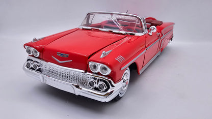 Chevrolet Impala 1958 - Escala 1/24 - MotorMax - (Sin caja)