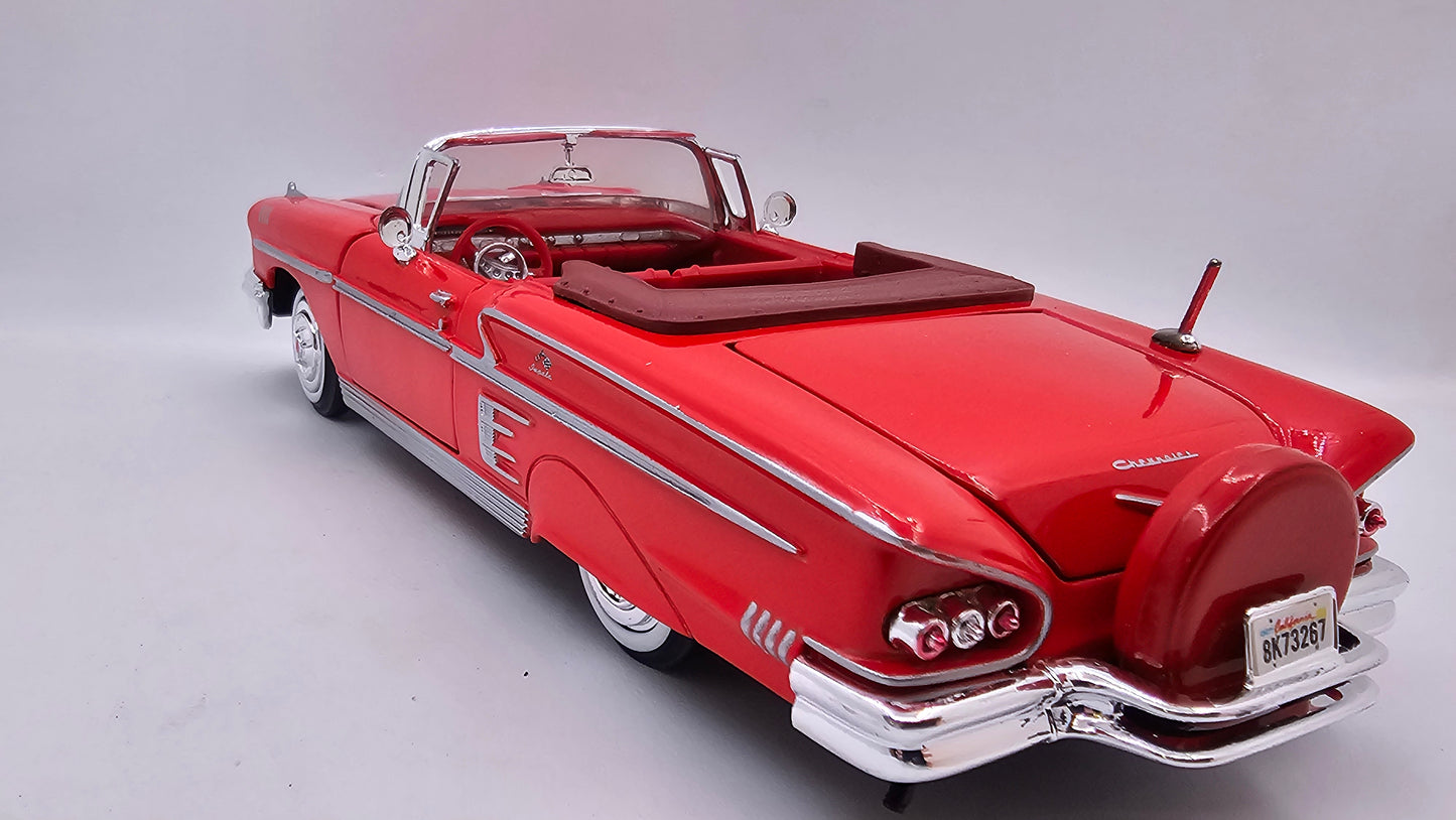 Chevrolet Impala 1958 - Escala 1/24 - MotorMax - (Sin caja)