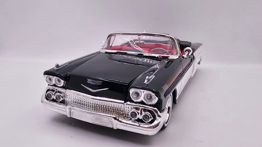 Chevrolet Impala Custom 1958 - Escala 1/24 - MotorMax - (Sin caja)
