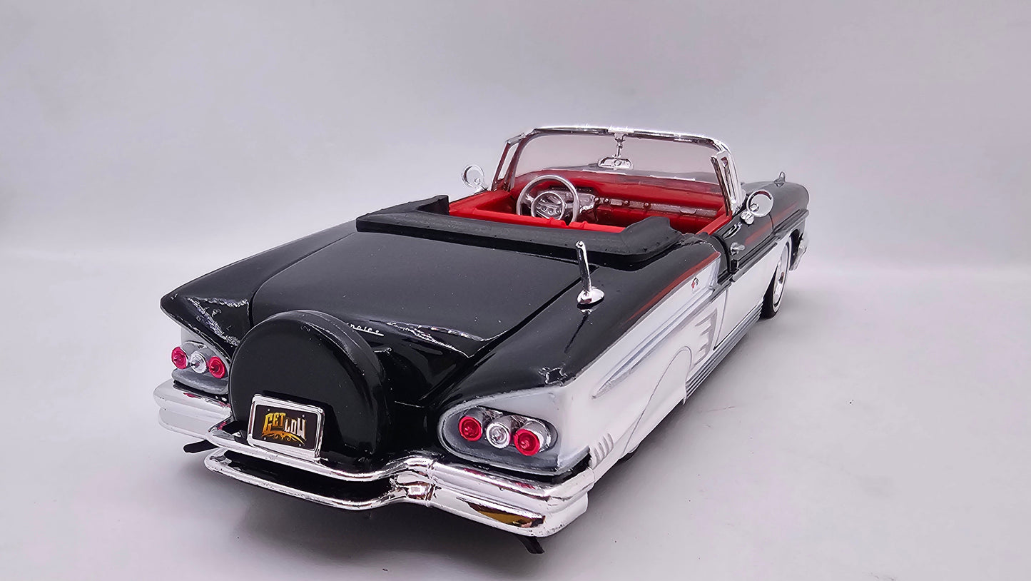 Chevrolet Impala Custom 1958 - Escala 1/24 - MotorMax - (Sin caja)