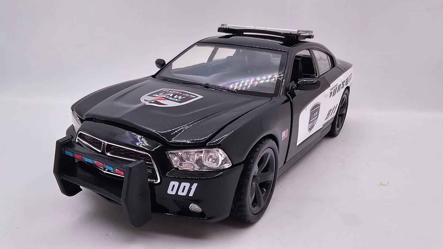Dodge Charger Policia 2011 - Escala 1/24 - MotorMax - (Sin caja)